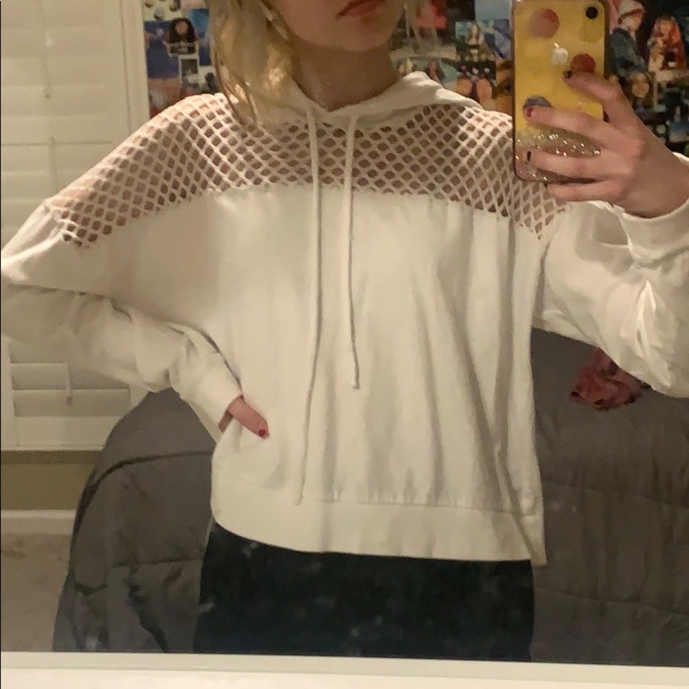 Cute white forever 21 hoodie!
